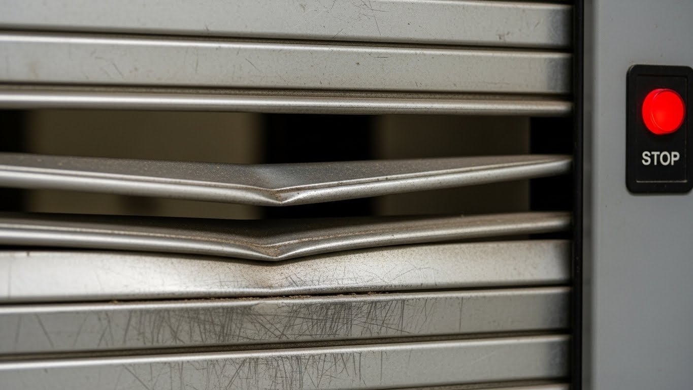 Volet roulant électrique et zone moteur dans le coffre